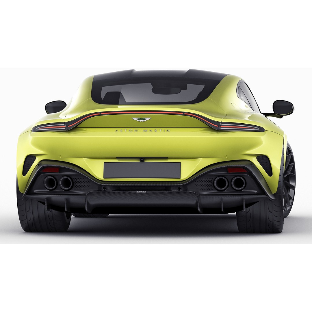 Aston Martin Vantage 2025 3D Model – High Poly Sport Car, FBX, OBJ, Blender - View 19
