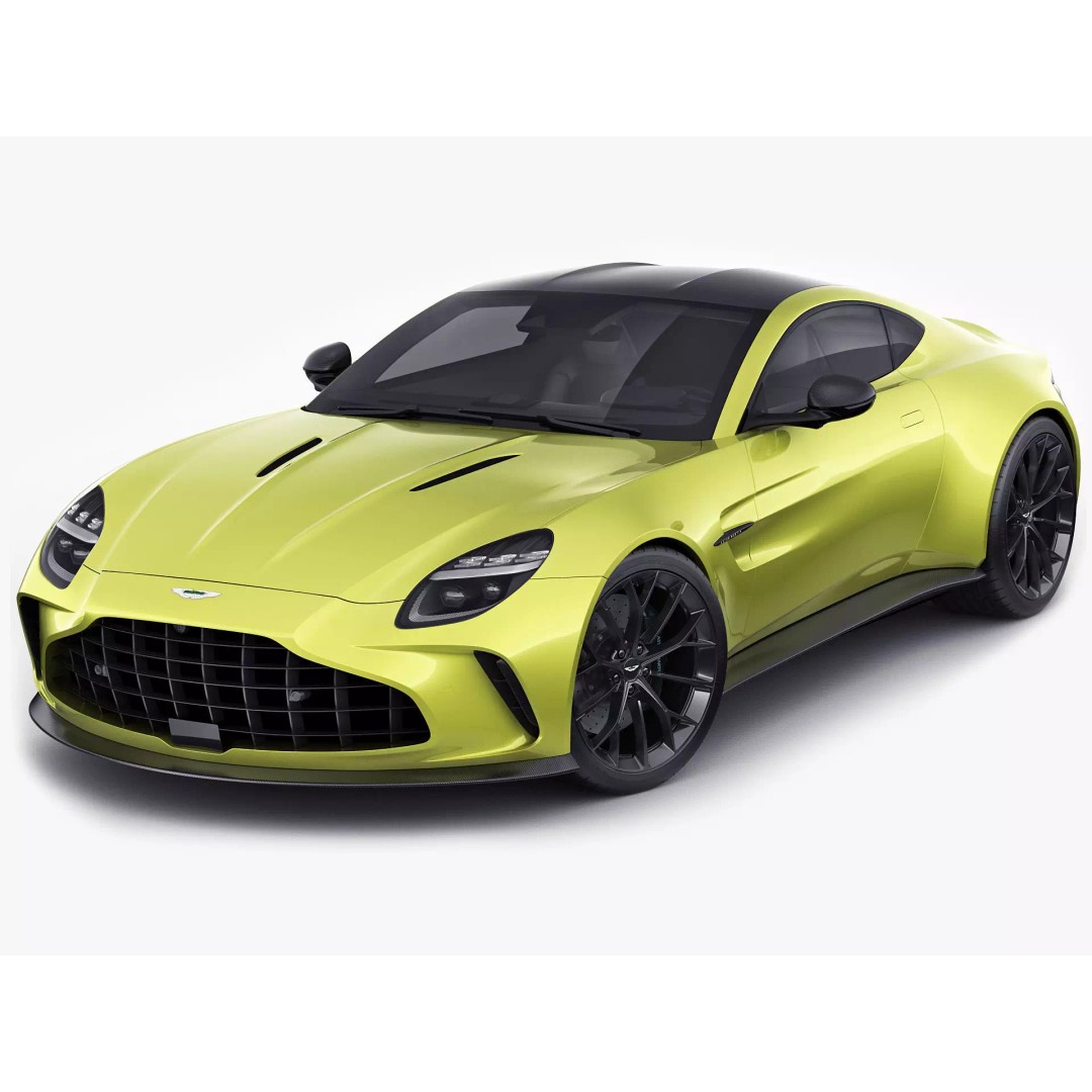Aston Martin Vantage 2025 3D Model – High Poly Sport Car, FBX, OBJ, Blender - View 2