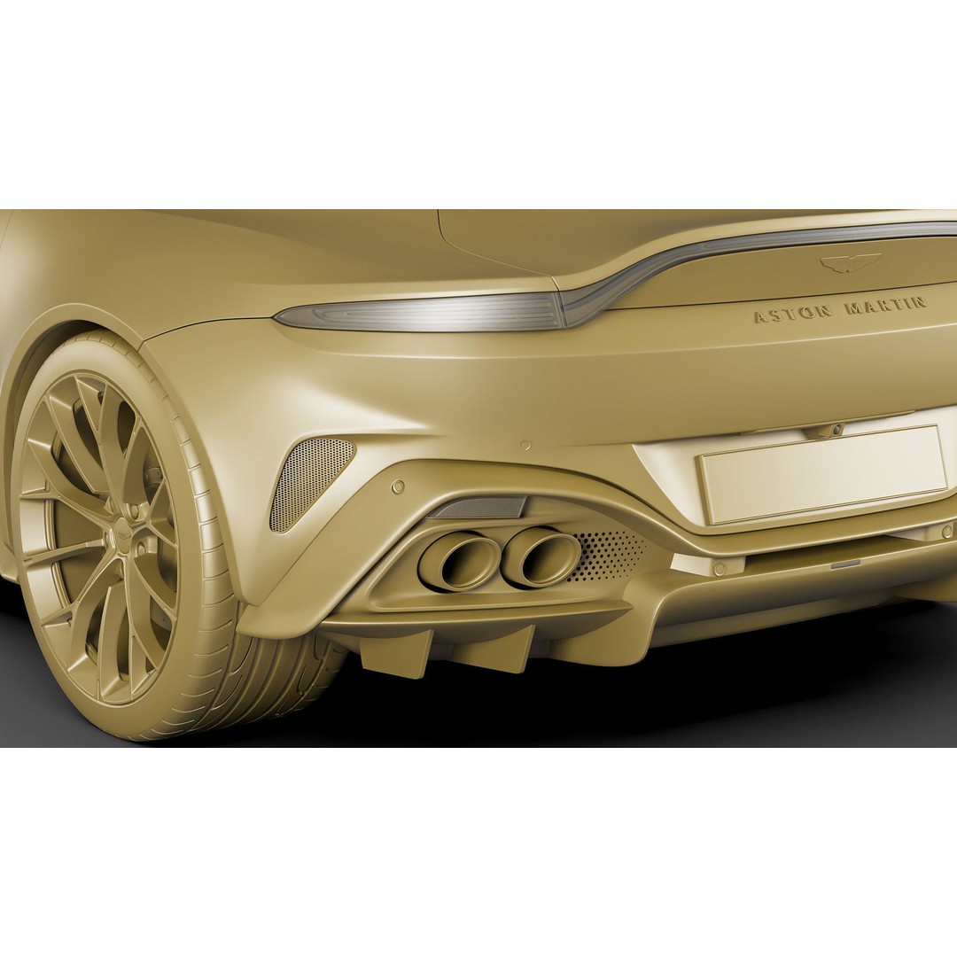 Aston Martin Vantage 2025 3D Model – High Poly Sport Car, FBX, OBJ, Blender - View 27