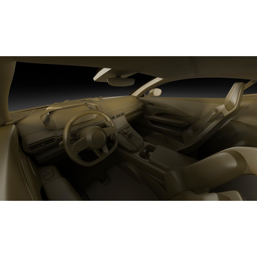 Aston Martin Vantage 2025 3D Model – High Poly Sport Car, FBX, OBJ, Blender - View 28