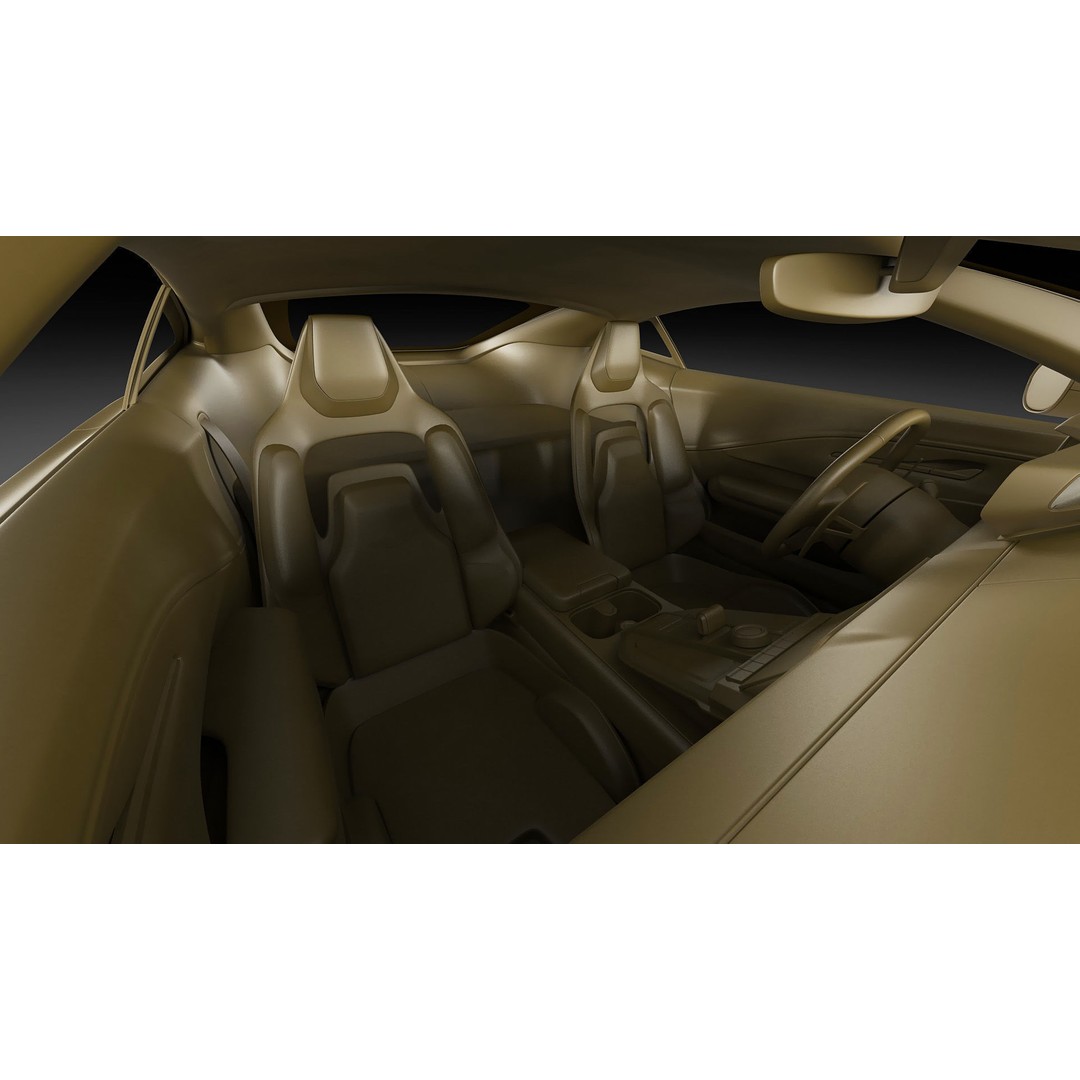 Aston Martin Vantage 2025 3D Model – High Poly Sport Car, FBX, OBJ, Blender - View 29