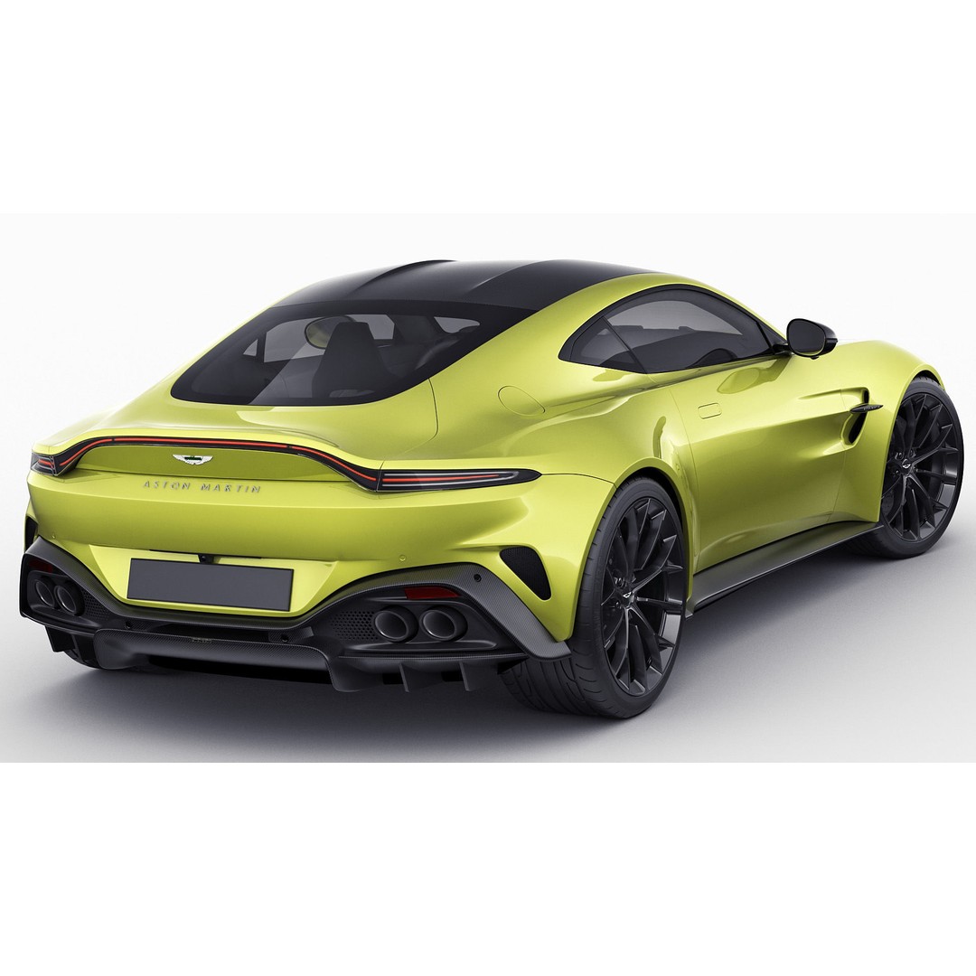 Aston Martin Vantage 2025 3D Model – High Poly Sport Car, FBX, OBJ, Blender - View 4