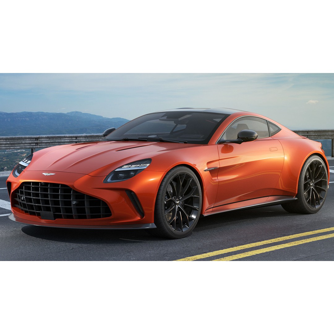 Aston Martin Vantage 2025 3D Model – High Poly Sport Car, FBX, OBJ, Blender - View 5