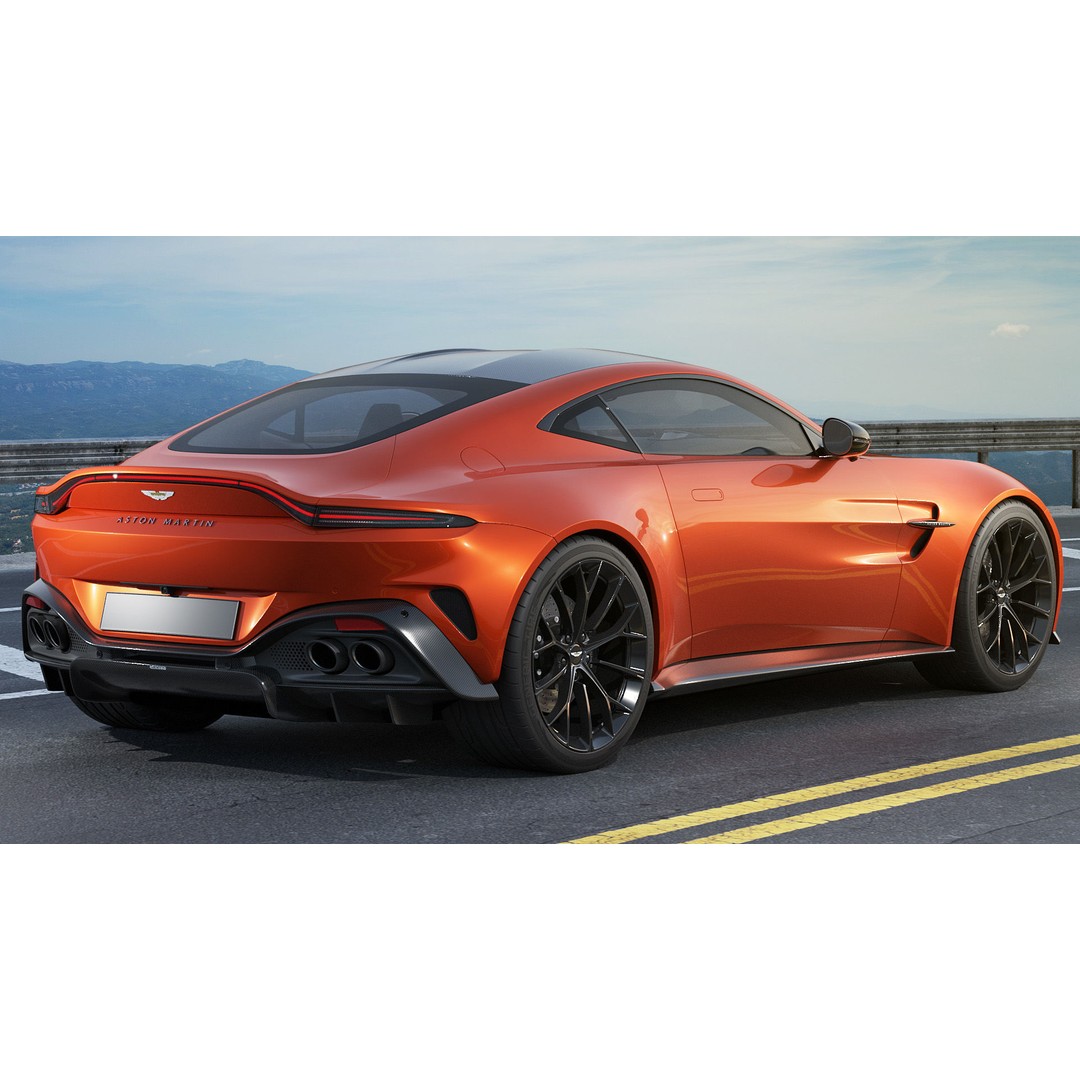 Aston Martin Vantage 2025 3D Model – High Poly Sport Car, FBX, OBJ, Blender - View 6