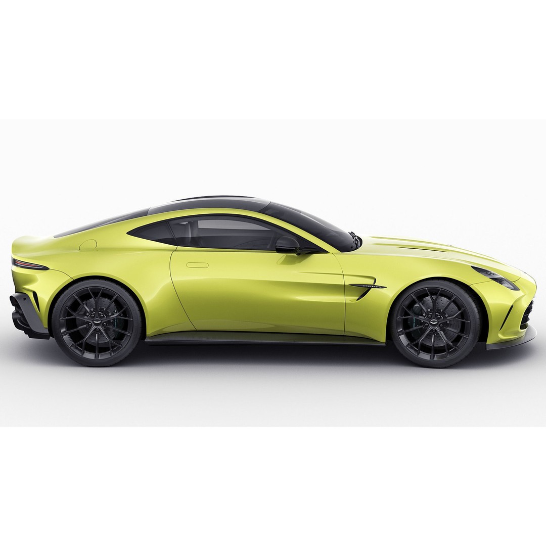 Aston Martin Vantage 2025 3D Model – High Poly Sport Car, FBX, OBJ, Blender - View 7