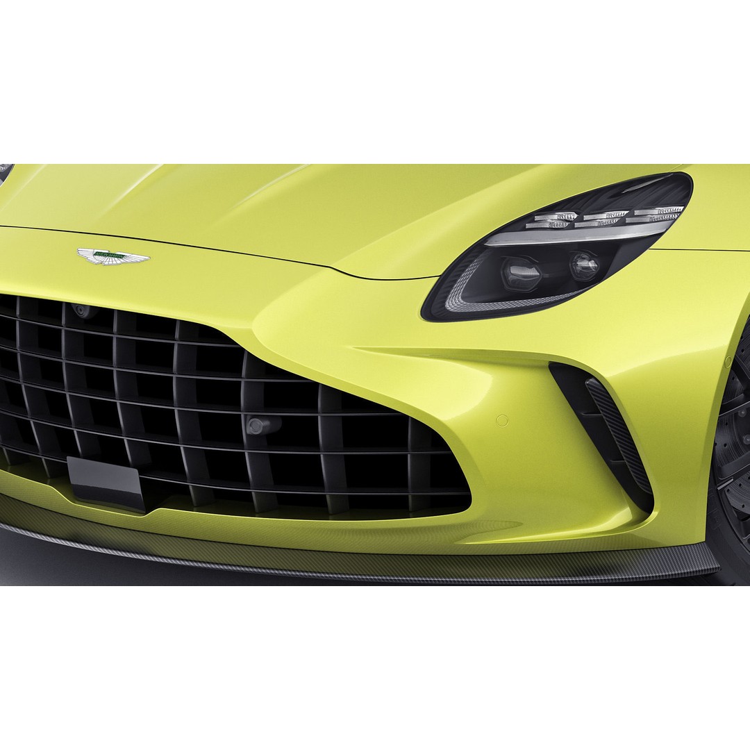 Aston Martin Vantage 2025 3D Model – High Poly Sport Car, FBX, OBJ, Blender - View 8