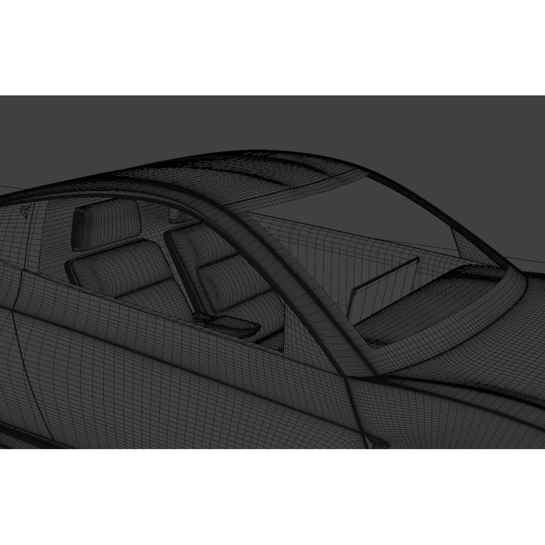 Tesla Robotaxi 3D Model – Cybercab Concept Car, FBX, OBJ