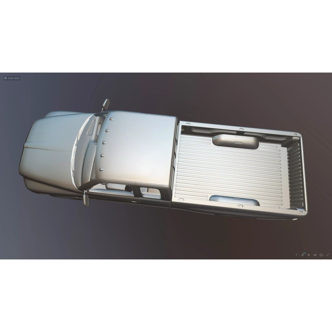 Dodge Ram 1997 2500 3D Model – Low Poly Game Ready Asset, FBX - View 38