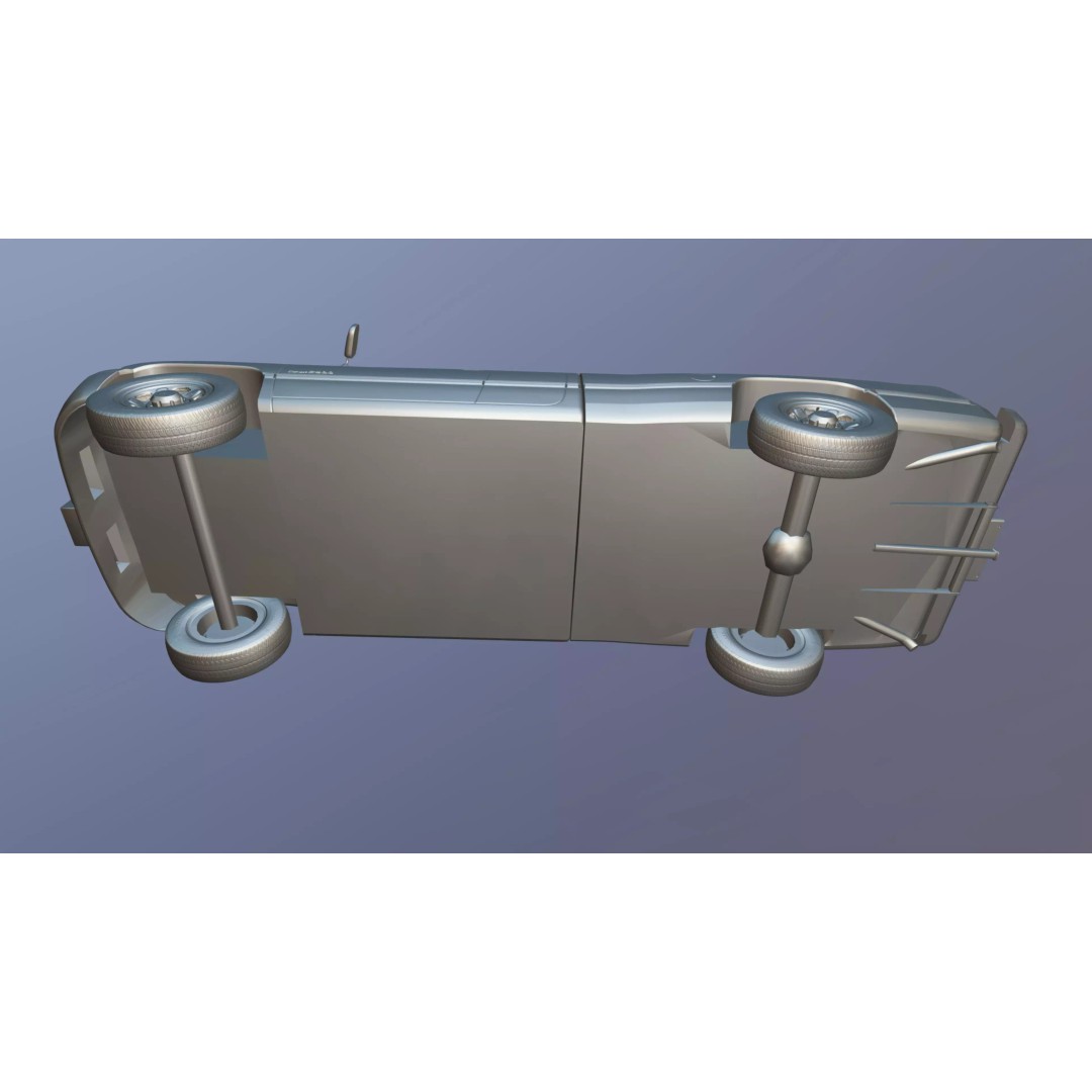 Dodge Ram 1997 2500 3D Model – Low Poly Game Ready Asset, FBX - View 39