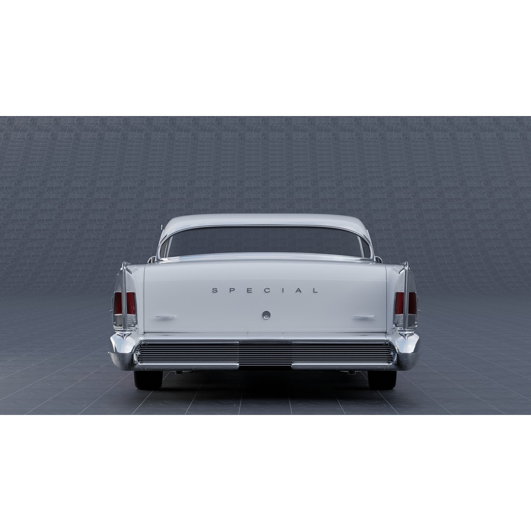 Buick Special Riviera Coupe 1958 3D Model – High Fidelity Vehicle Asset, FBX - View 10
