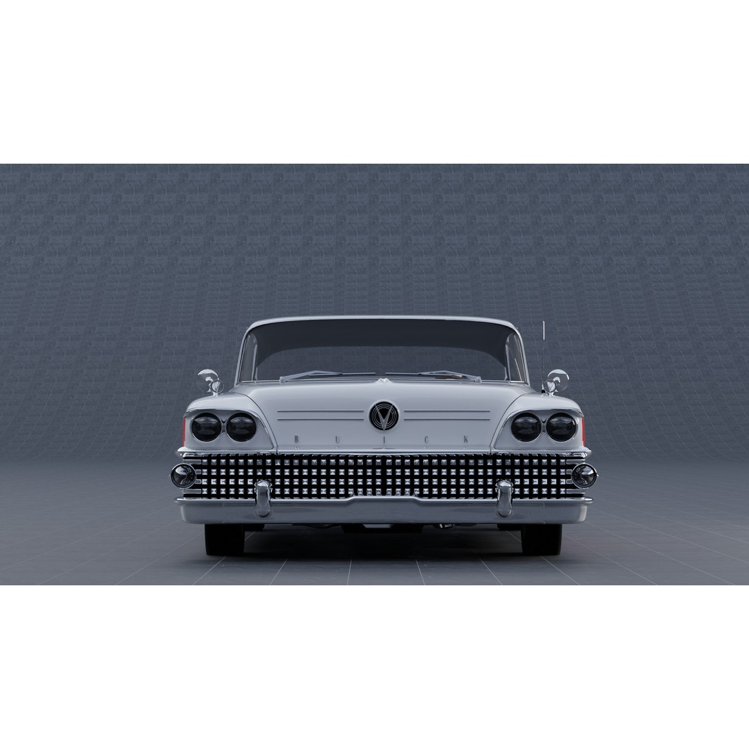 Buick Special Riviera Coupe 1958 3D Model – High Fidelity Vehicle Asset, FBX - View 11