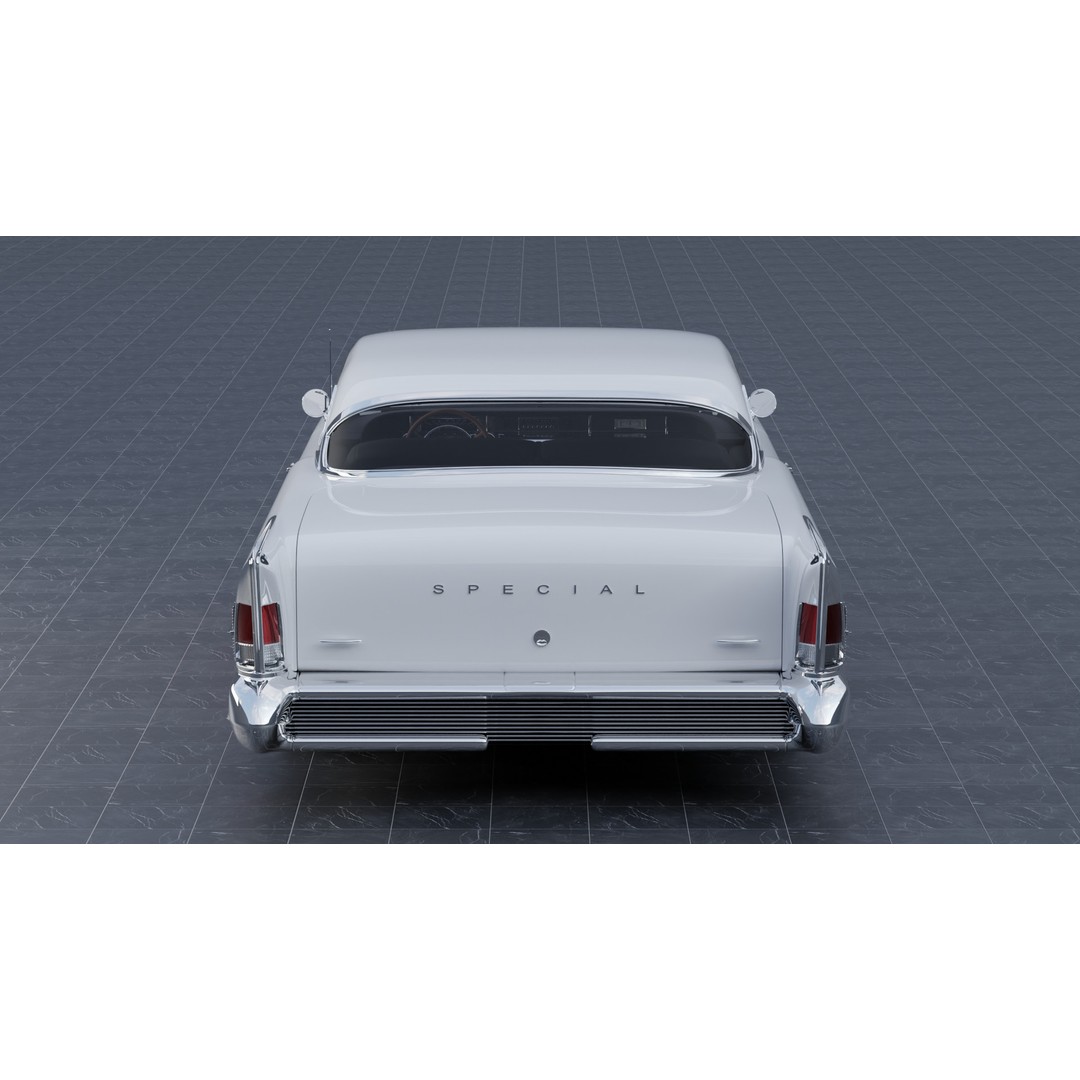 Buick Special Riviera Coupe 1958 3D Model – High Fidelity Vehicle Asset, FBX - View 8