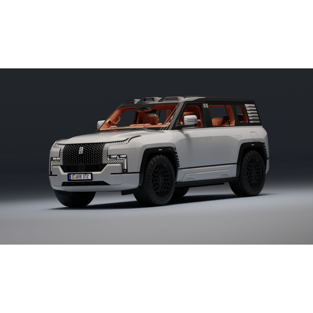 Yangwang U8 3D Model – Low Poly SUV with PBR Textures, FBX