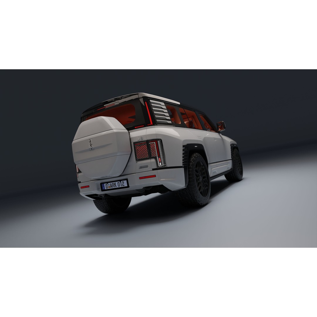 Yangwang U8 3D Model – Low Poly SUV with PBR Textures, FBX - View 10