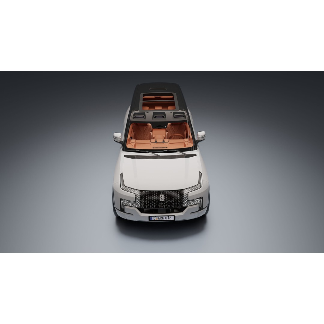 Yangwang U8 3D Model – Low Poly SUV with PBR Textures, FBX - View 16