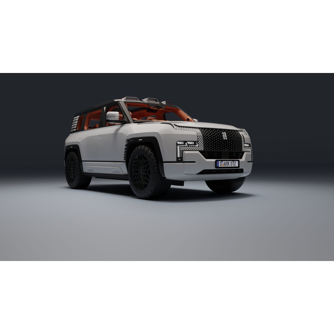 Yangwang U8 3D Model – Low Poly SUV with PBR Textures, FBX - View 17