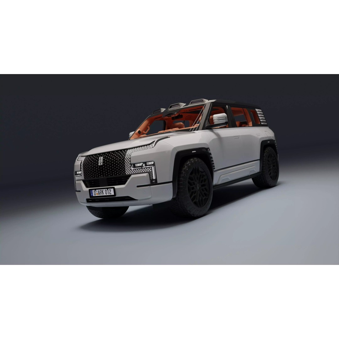 Yangwang U8 3D Model – Low Poly SUV with PBR Textures, FBX - View 2