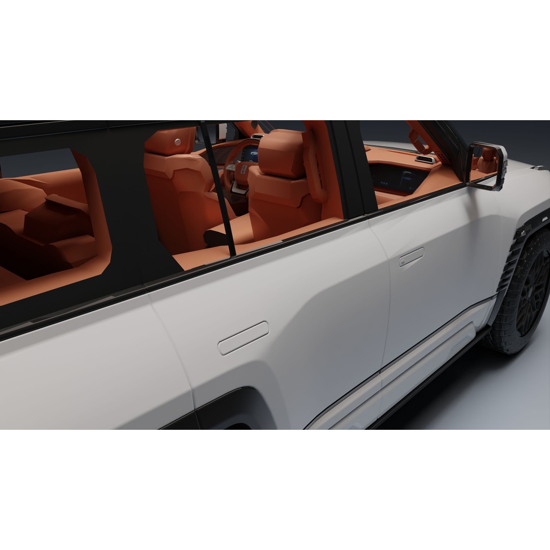 Yangwang U8 3D Model – Low Poly SUV with PBR Textures, FBX - View 27