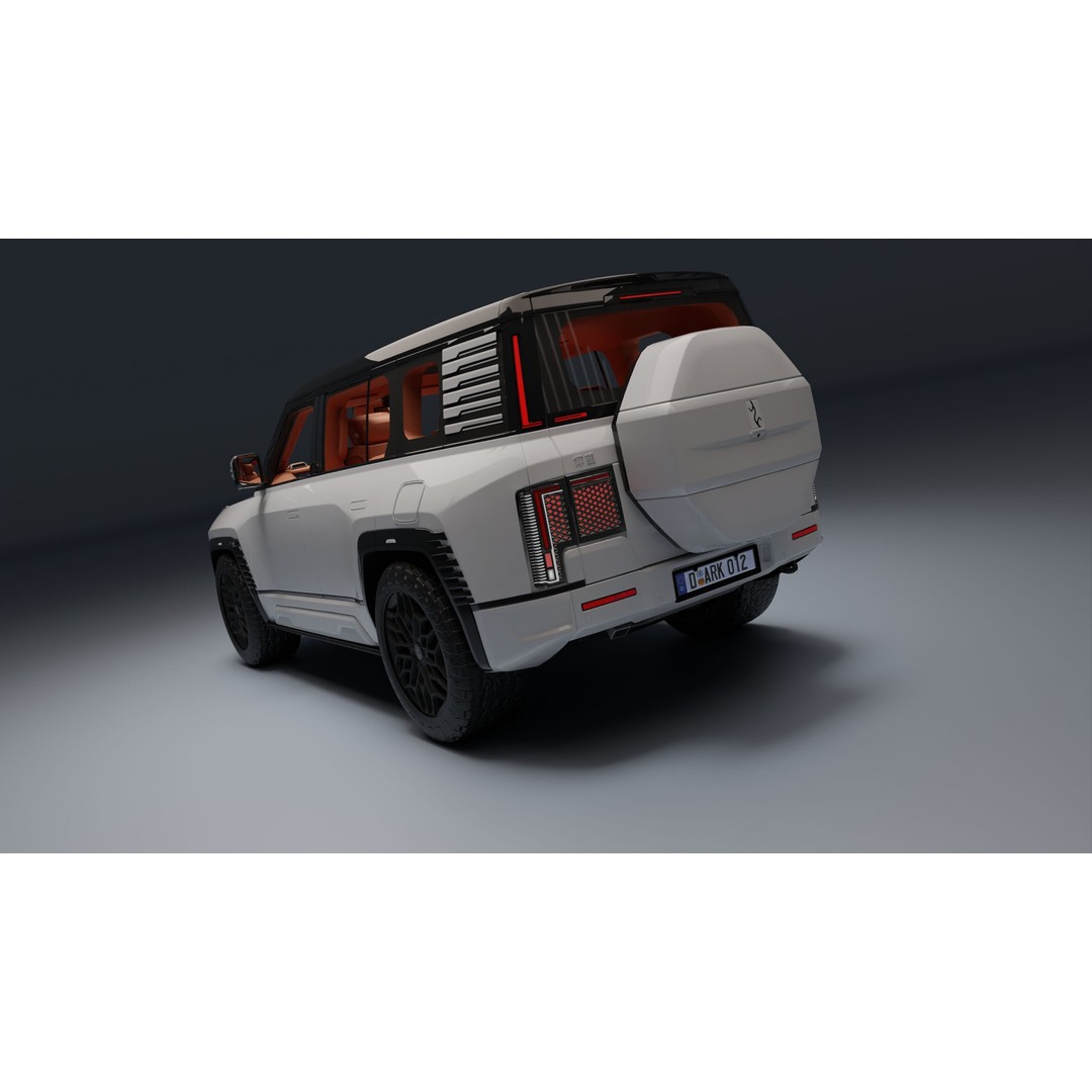 Yangwang U8 3D Model – Low Poly SUV with PBR Textures, FBX - View 30