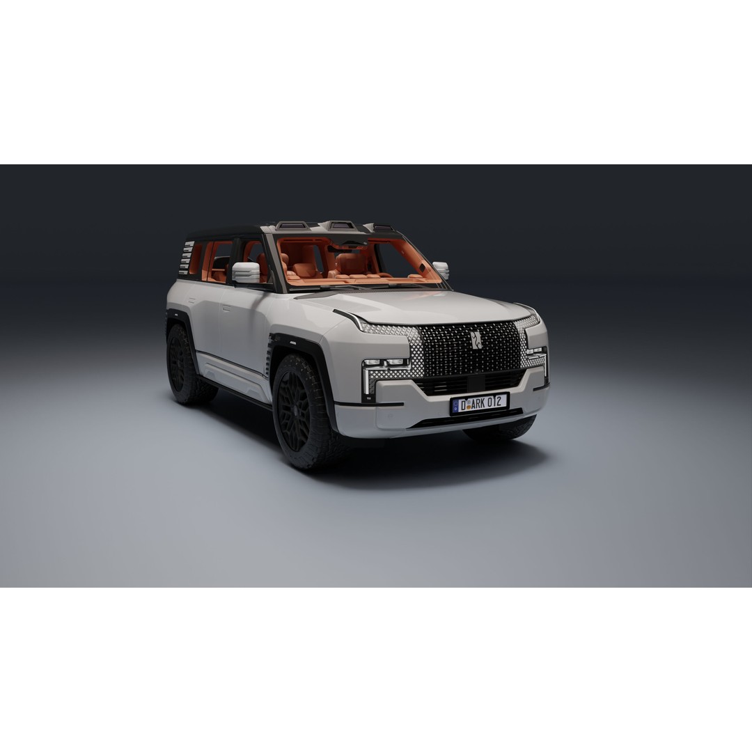 Yangwang U8 3D Model – Low Poly SUV with PBR Textures, FBX - View 4