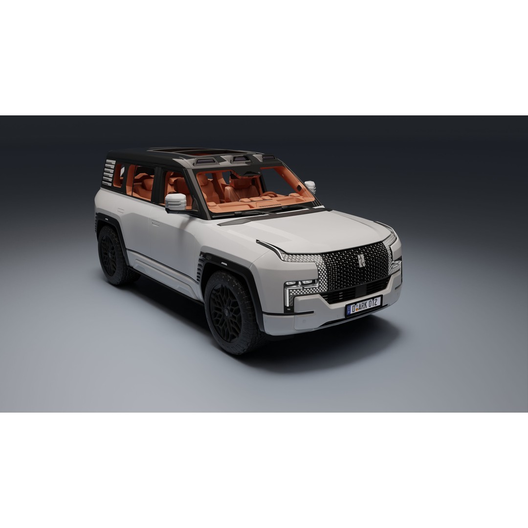 Yangwang U8 3D Model – Low Poly SUV with PBR Textures, FBX - View 5