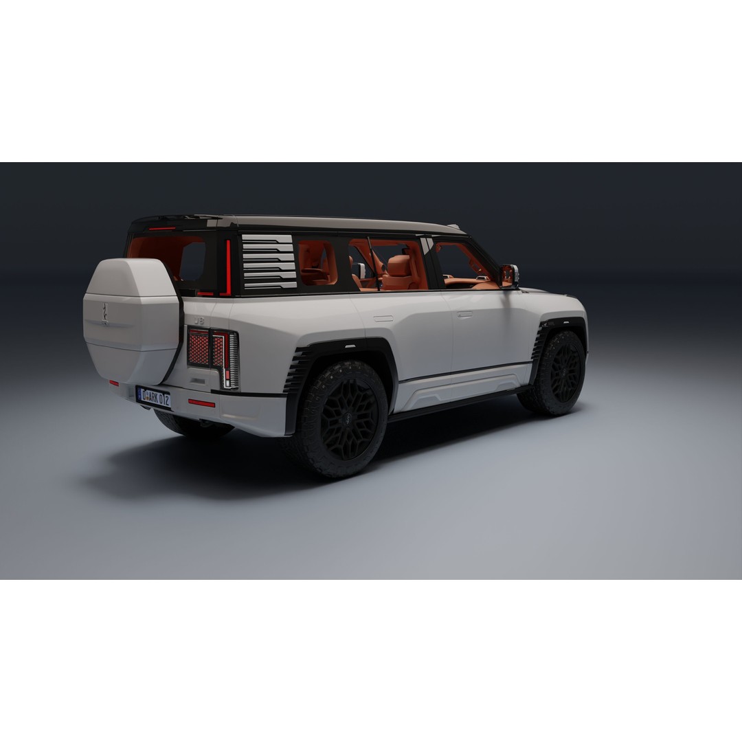 Yangwang U8 3D Model – Low Poly SUV with PBR Textures, FBX - View 7