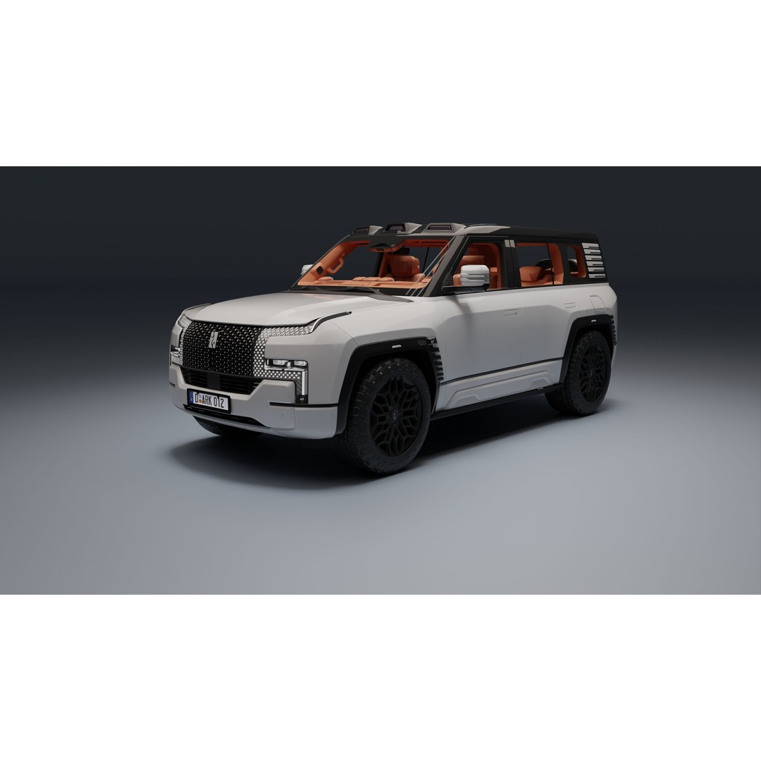 Yangwang U8 3D Model – Low Poly SUV with PBR Textures, FBX - View 8