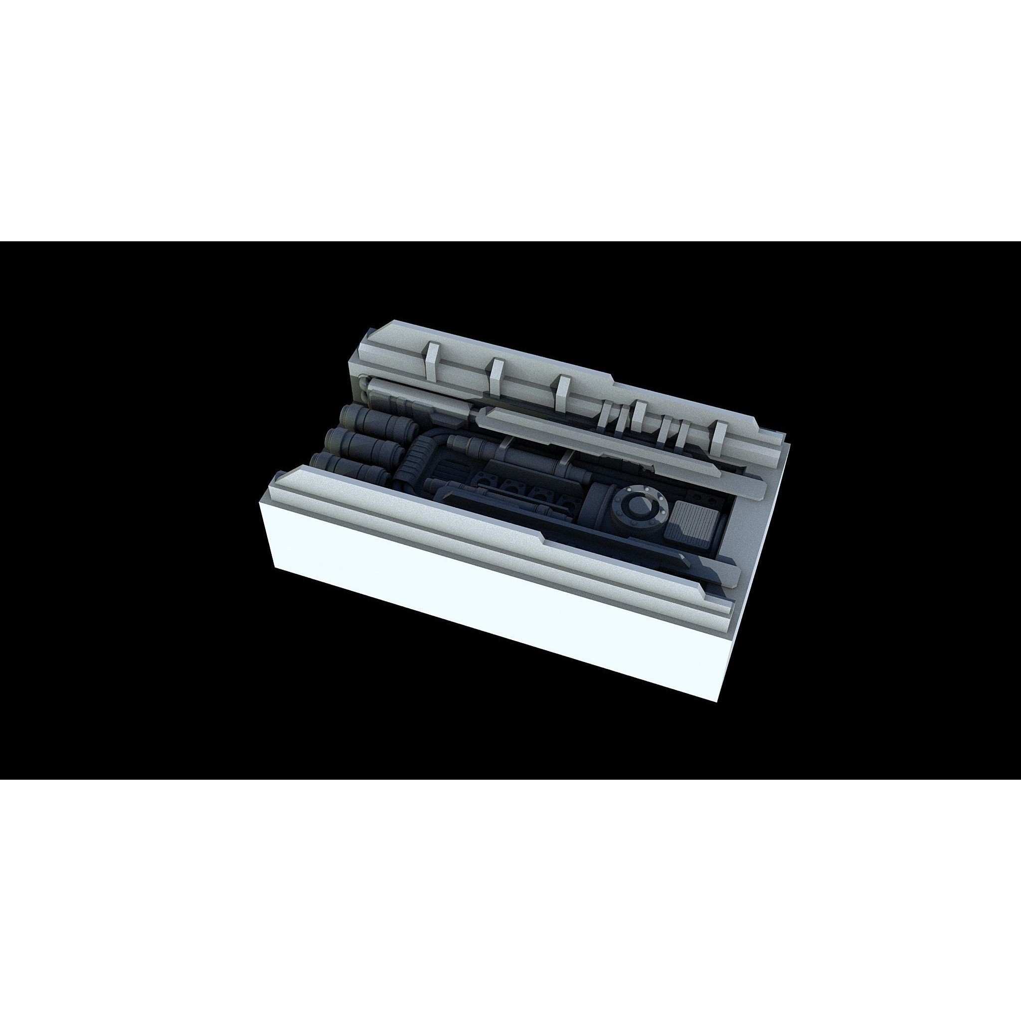 Sci-Fi KitBash and Props Pack - Game-Ready 3D Model - View 10