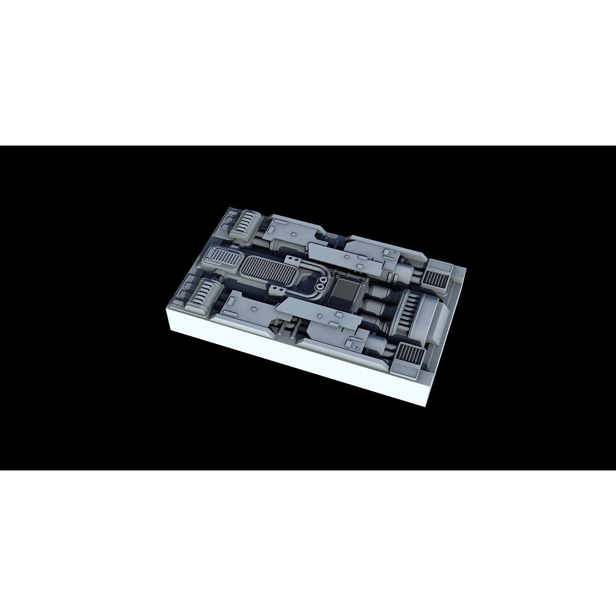 Sci-Fi KitBash and Props Pack - Game-Ready 3D Model - View 11