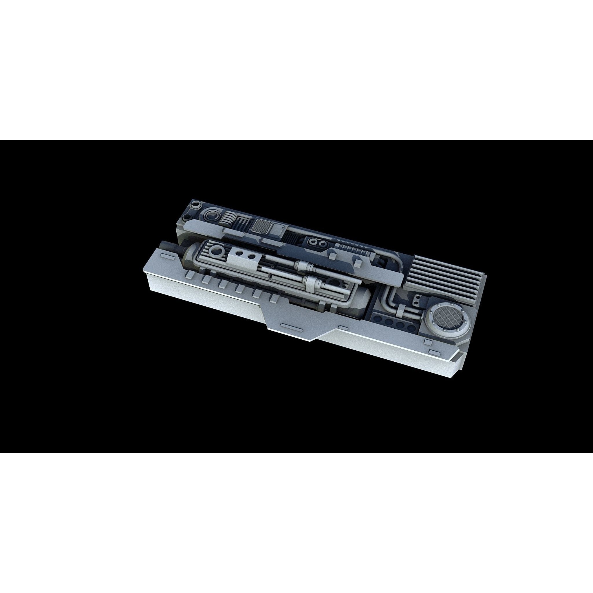 Sci-Fi KitBash and Props Pack - Game-Ready 3D Model - View 12