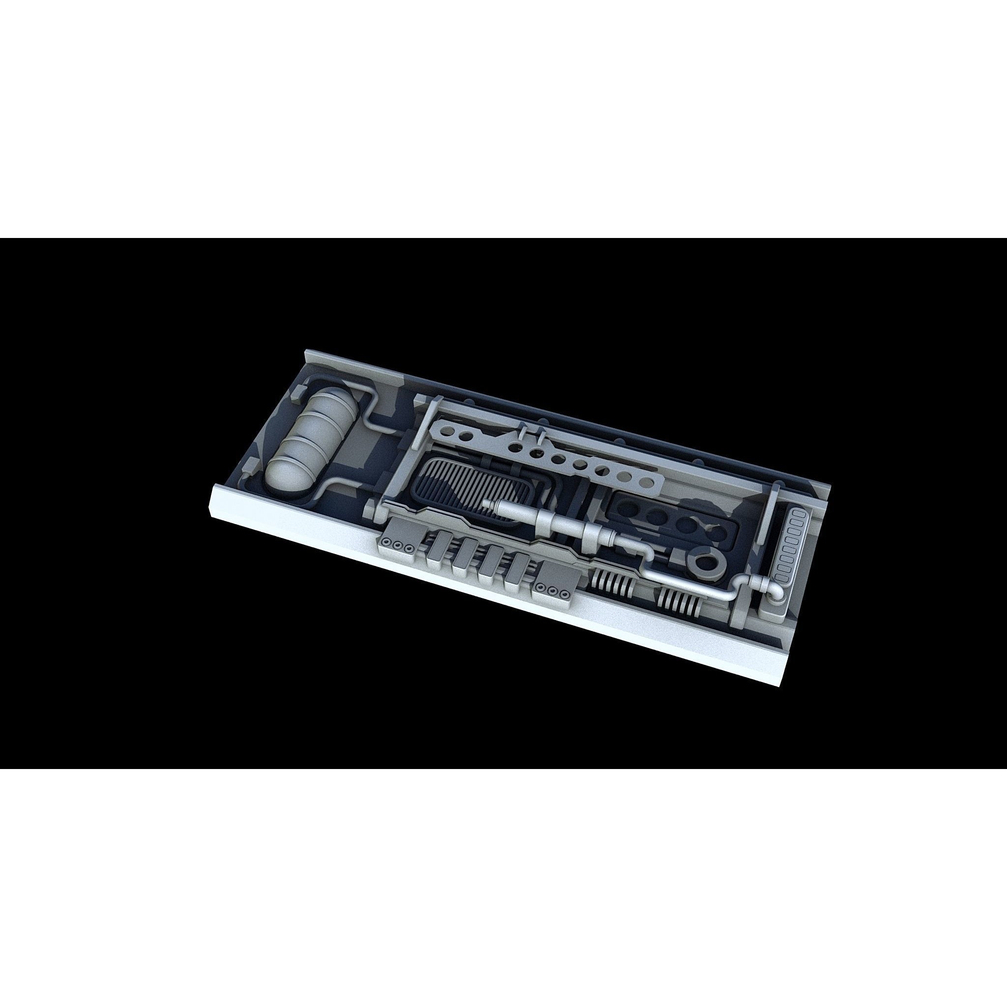 Sci-Fi KitBash and Props Pack - Game-Ready 3D Model - View 14