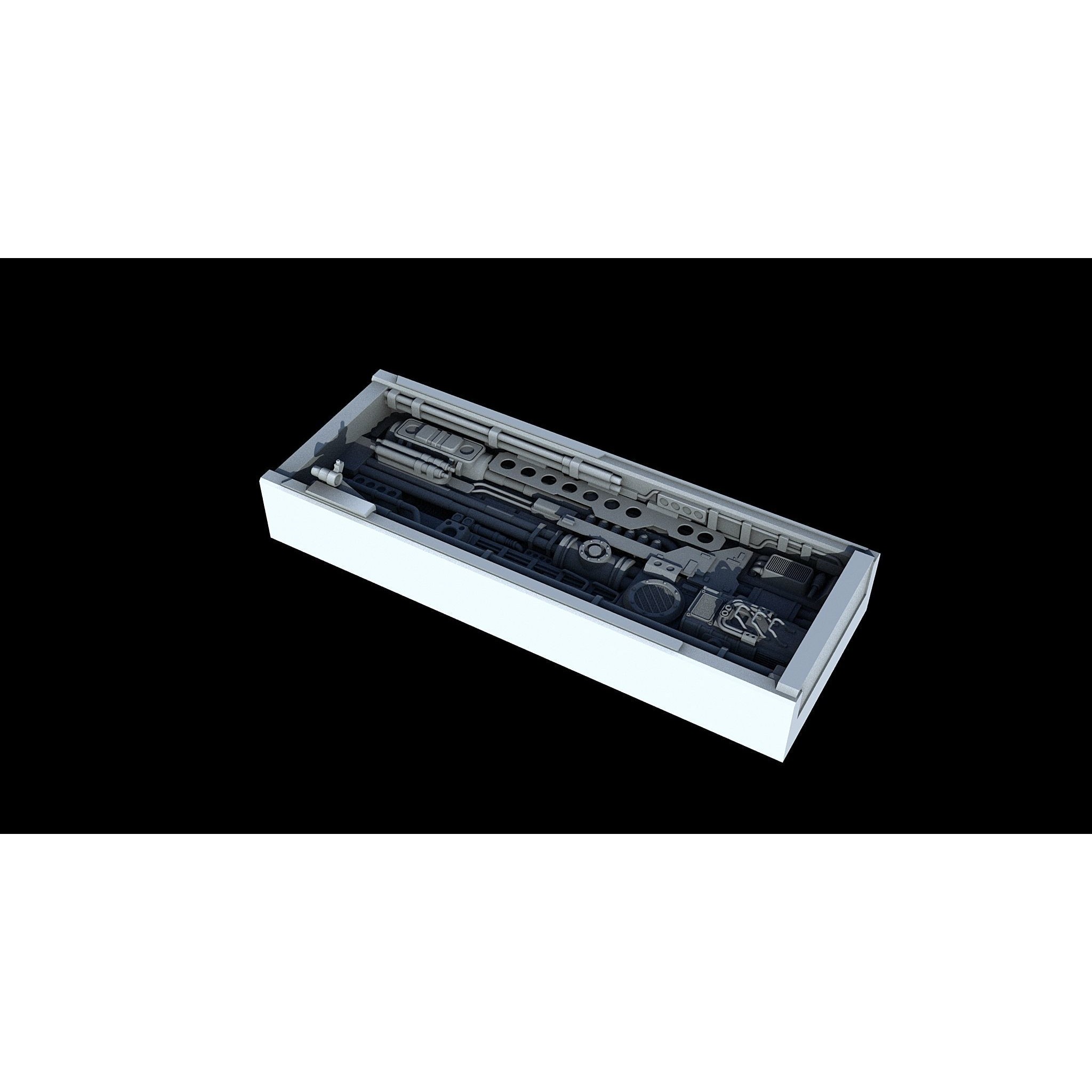 Sci-Fi KitBash and Props Pack - Game-Ready 3D Model - View 23