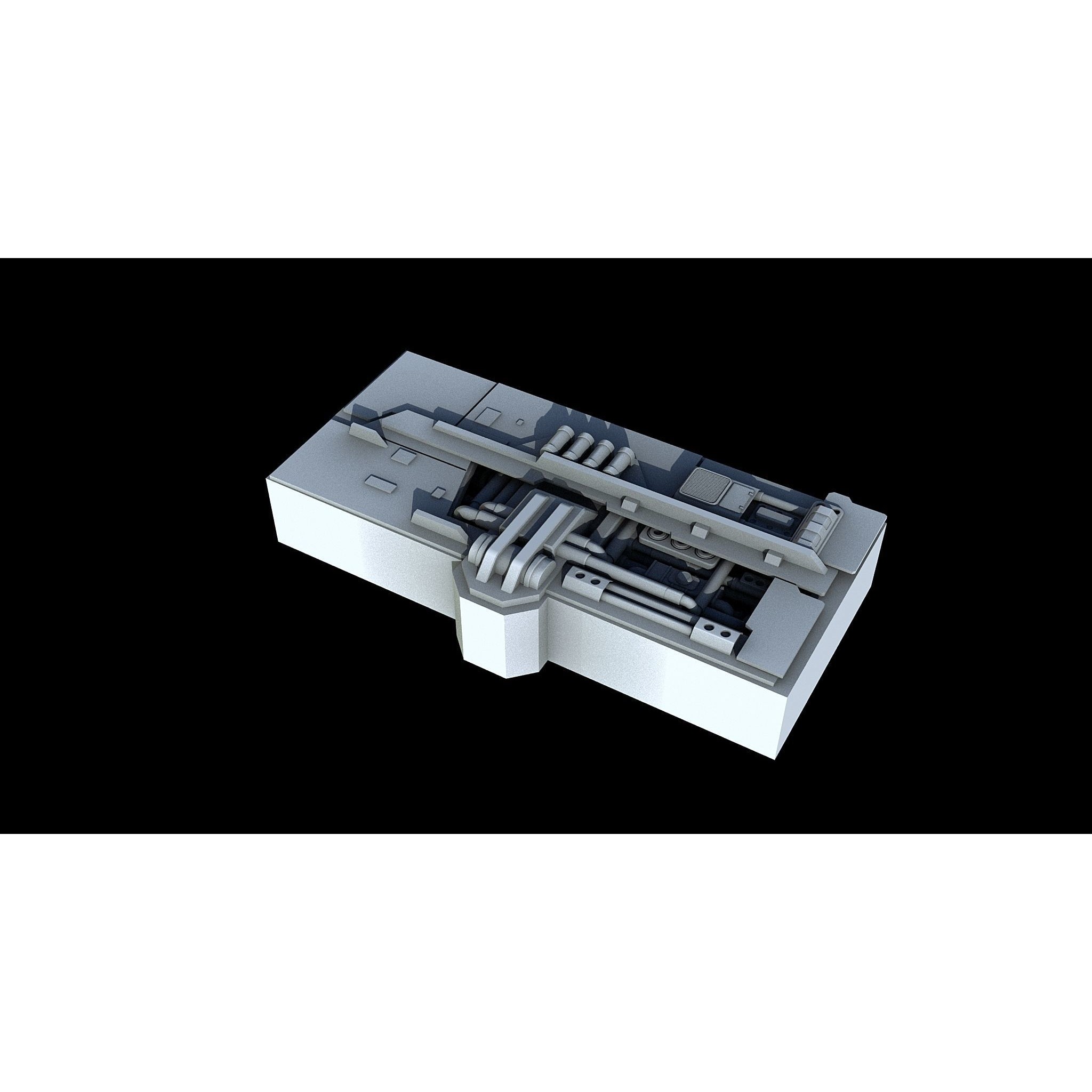 Sci-Fi KitBash and Props Pack - Game-Ready 3D Model - View 27