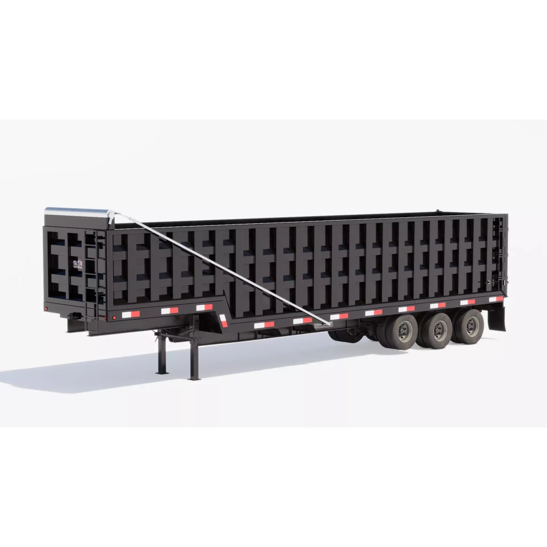 Trailers 3D Model – Low Poly Vehicle Set for Game Ready Projects - View 13