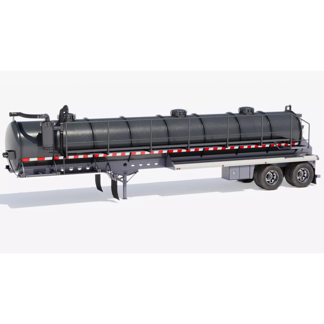 Trailers 3D Model – Low Poly Vehicle Set for Game Ready Projects - View 16