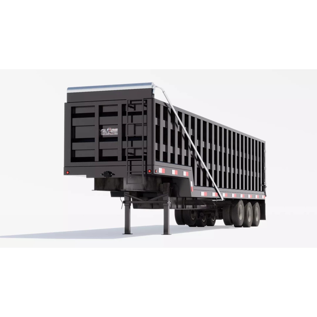 Trailers 3D Model – Low Poly Vehicle Set for Game Ready Projects - View 17