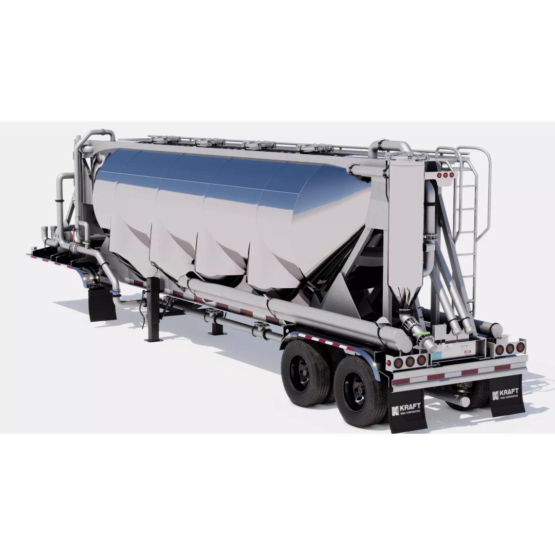 Trailers 3D Model – Low Poly Vehicle Set for Game Ready Projects - View 26