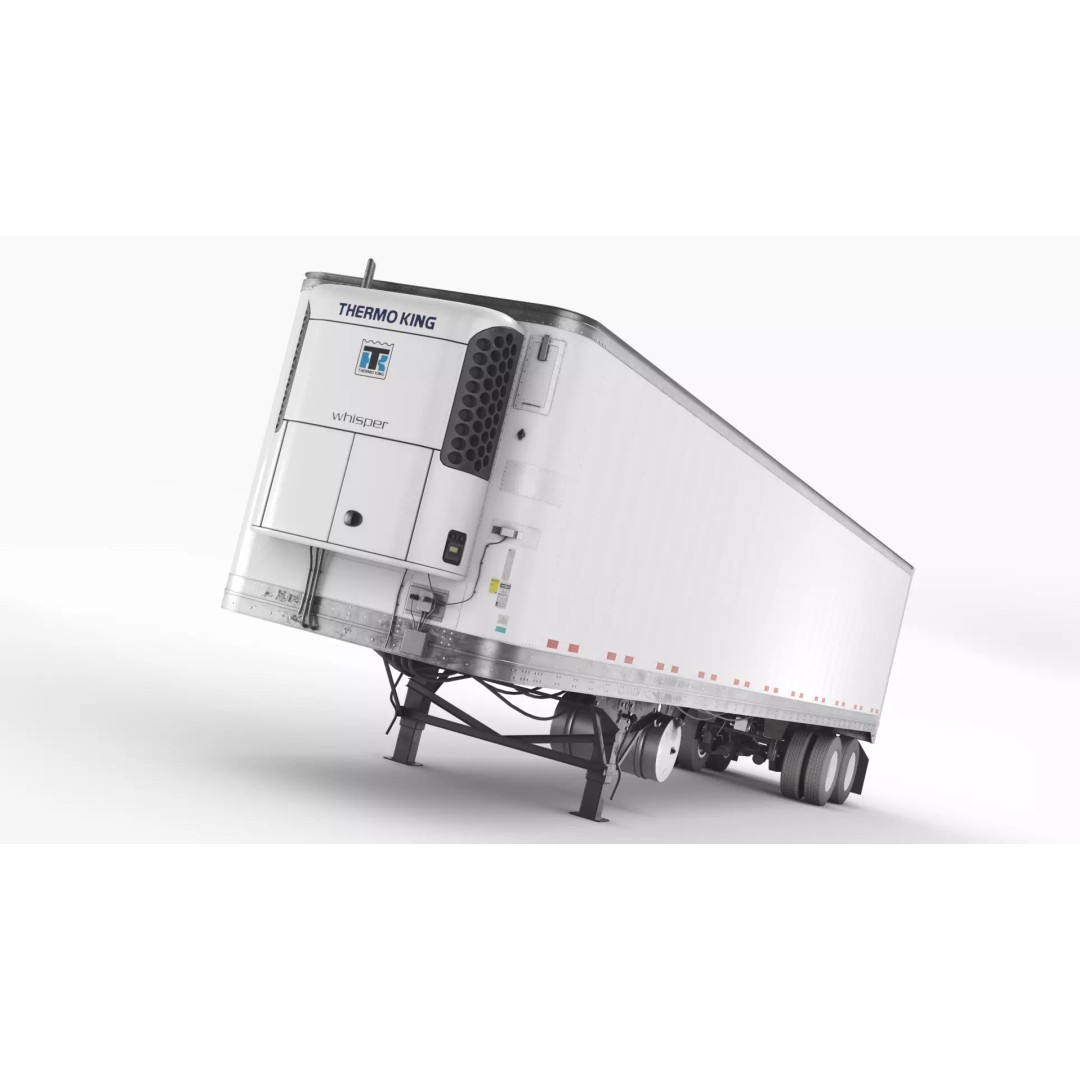 Trailers 3D Model – Low Poly Vehicle Set for Game Ready Projects - View 5