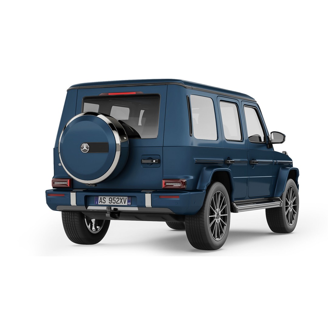 Mercedes-Benz G-Class 2025 3D Model – High Poly Game Asset, FBX, OBJ - View 10