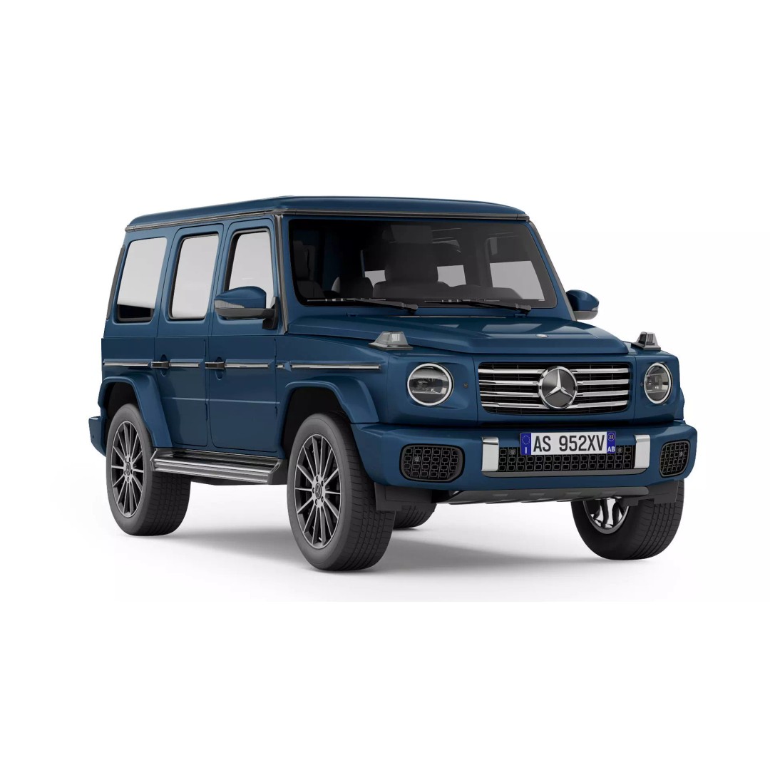 Mercedes-Benz G-Class 2025 3D Model – High Poly Game Asset, FBX, OBJ - View 2