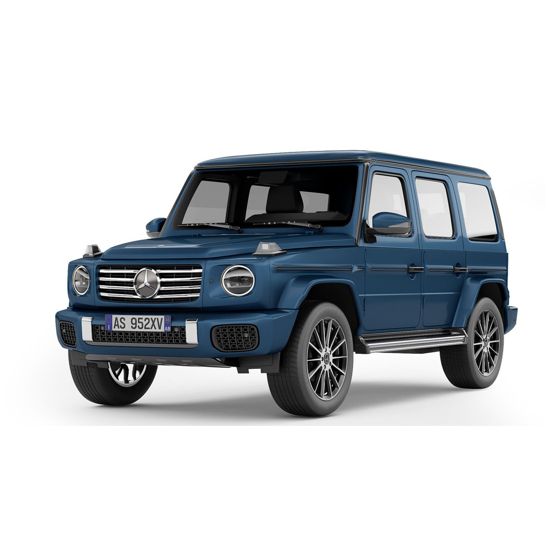 Mercedes-Benz G-Class 2025 3D Model – High Poly Game Asset, FBX, OBJ - View 4