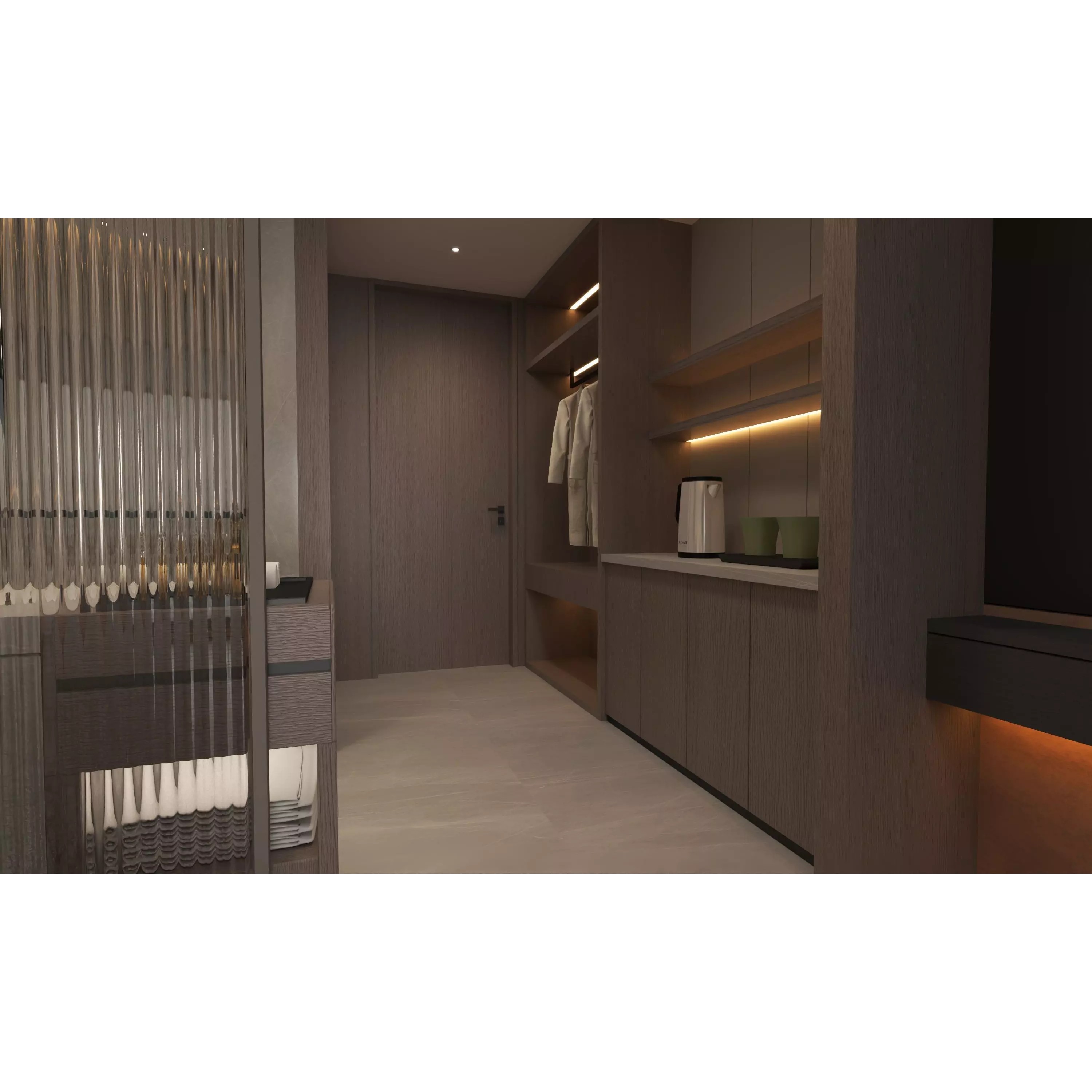 Hotel Bedroom - Low-Poly Game-Ready 3D Model - View 6