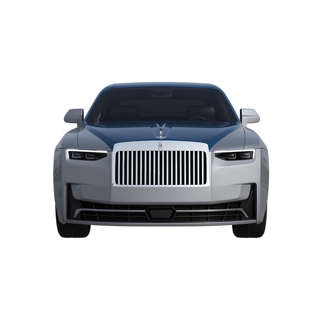 Ghost 2025 Luxury Car 3D Model – High Poly PBR Game Asset, FBX, OBJ - View 10