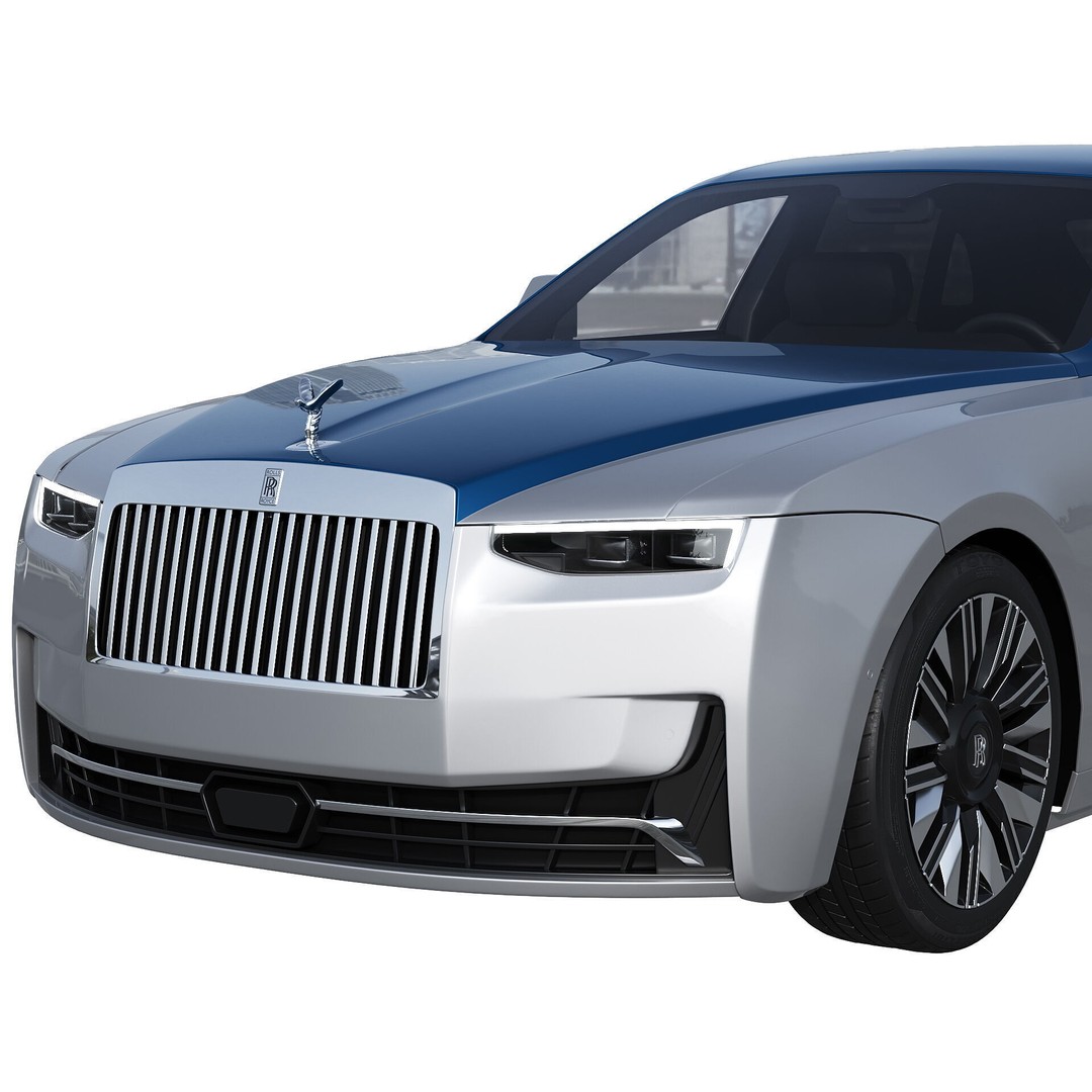 Ghost 2025 Luxury Car 3D Model – High Poly PBR Game Asset, FBX, OBJ - View 14