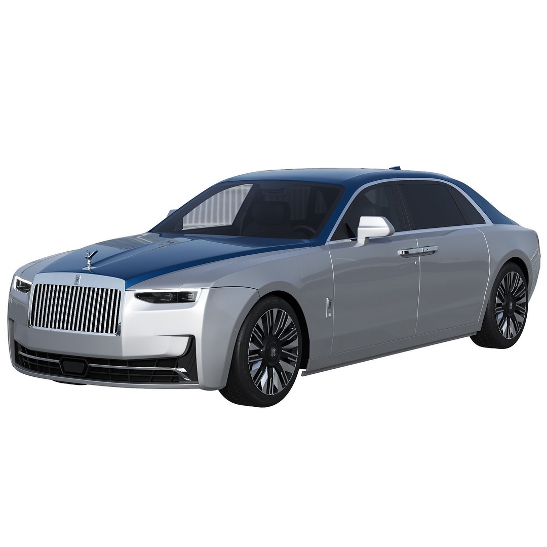 Ghost 2025 Luxury Car 3D Model – High Poly PBR Game Asset, FBX, OBJ - View 4