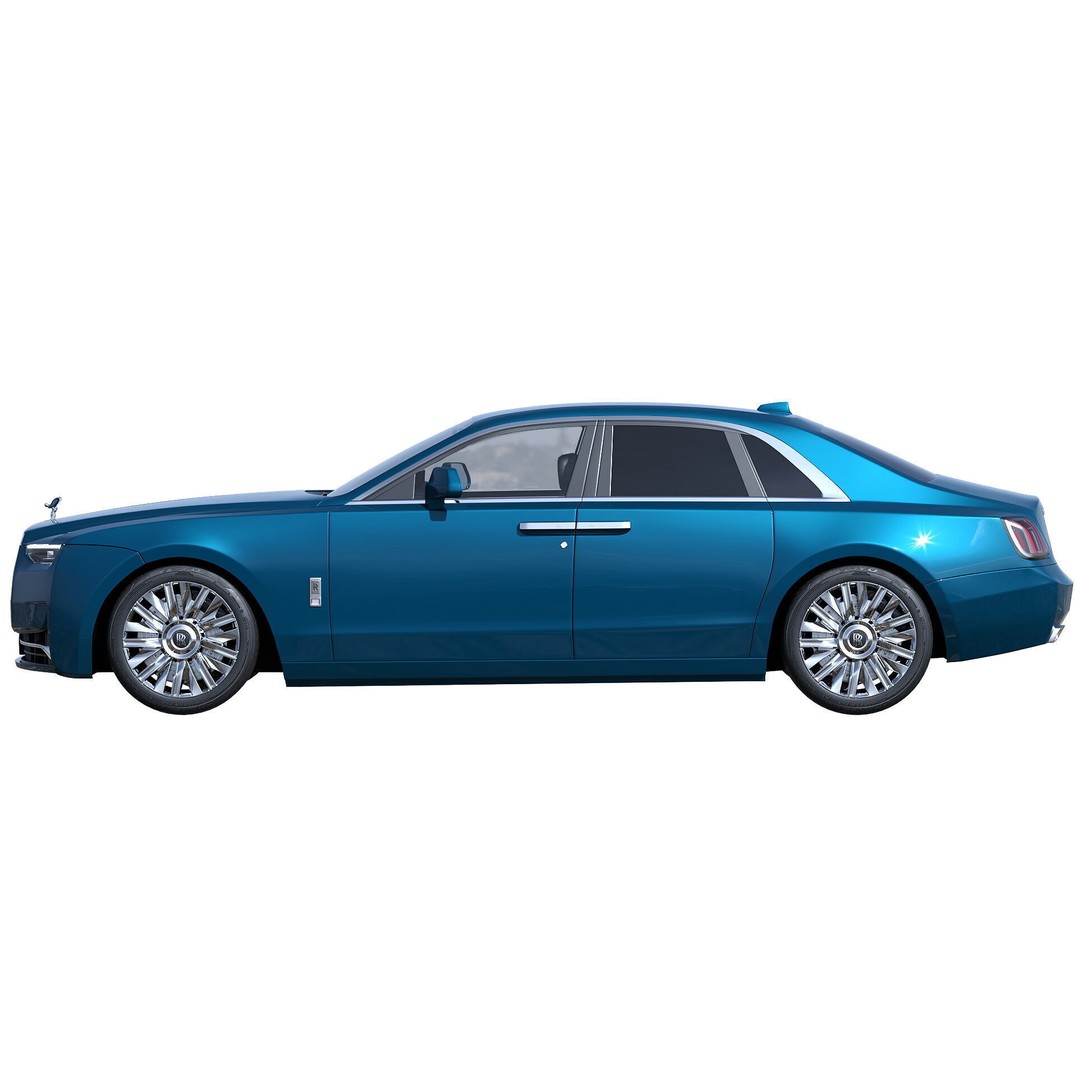 Ghost 2025 Luxury Car 3D Model – High Poly PBR Game Asset, FBX, OBJ - View 7