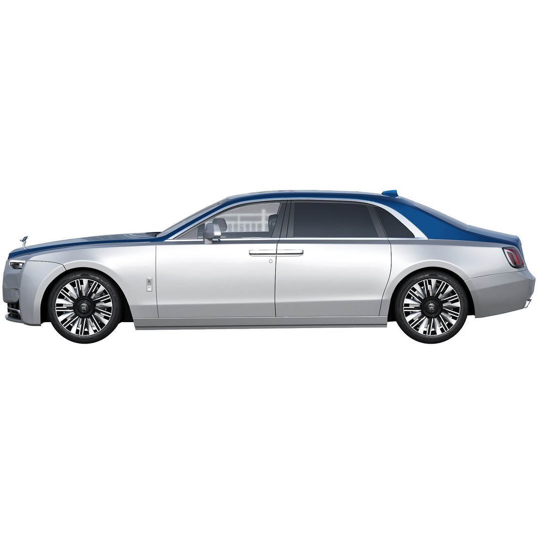 Ghost 2025 Luxury Car 3D Model – High Poly PBR Game Asset, FBX, OBJ - View 8