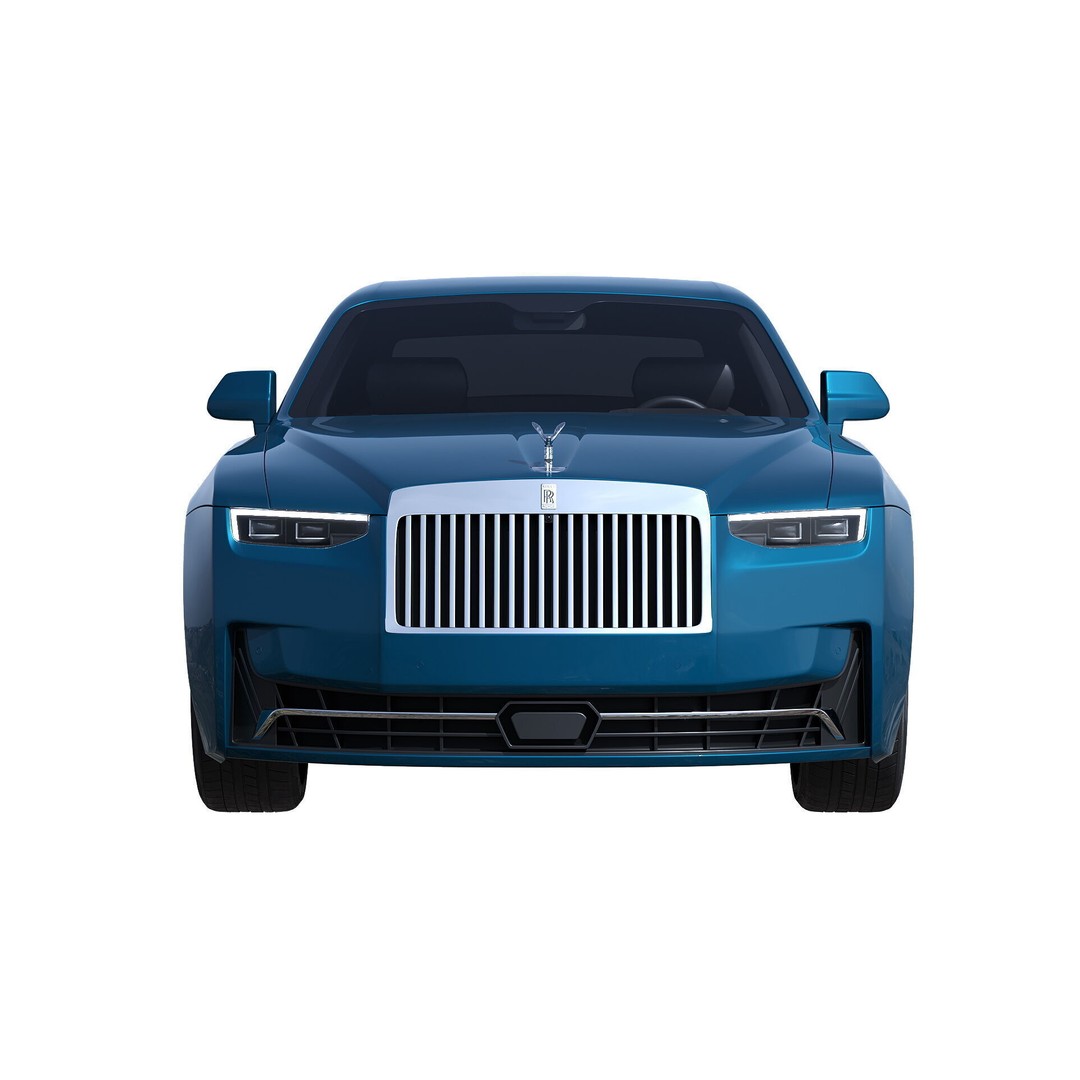 Ghost 2025 Luxury Car 3D Model – High Poly PBR Game Asset, FBX, OBJ - View 9