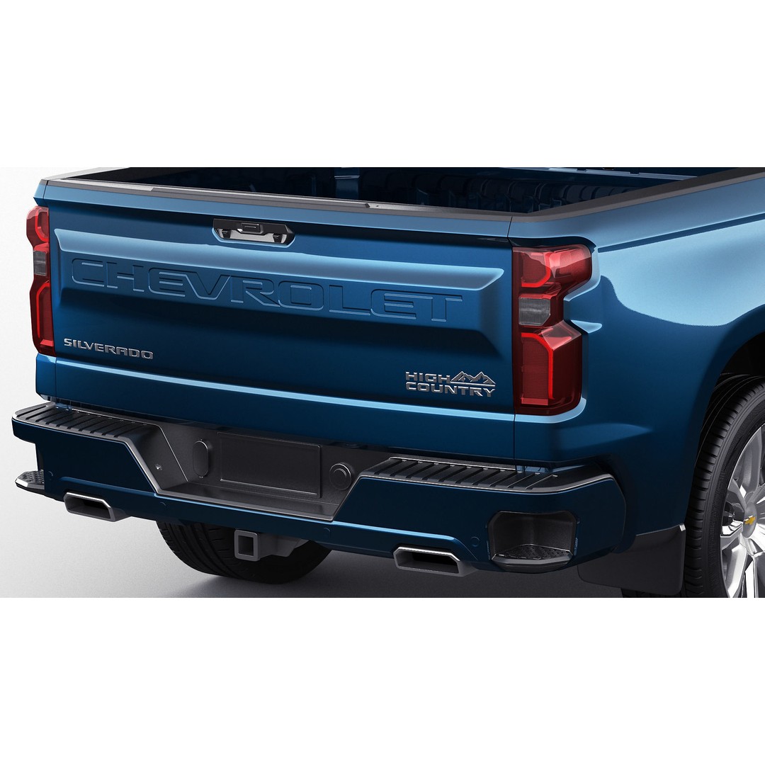2022 Silverado High Country 3D Model – High Poly Game Asset, FBX, OBJ, Blender - View 8