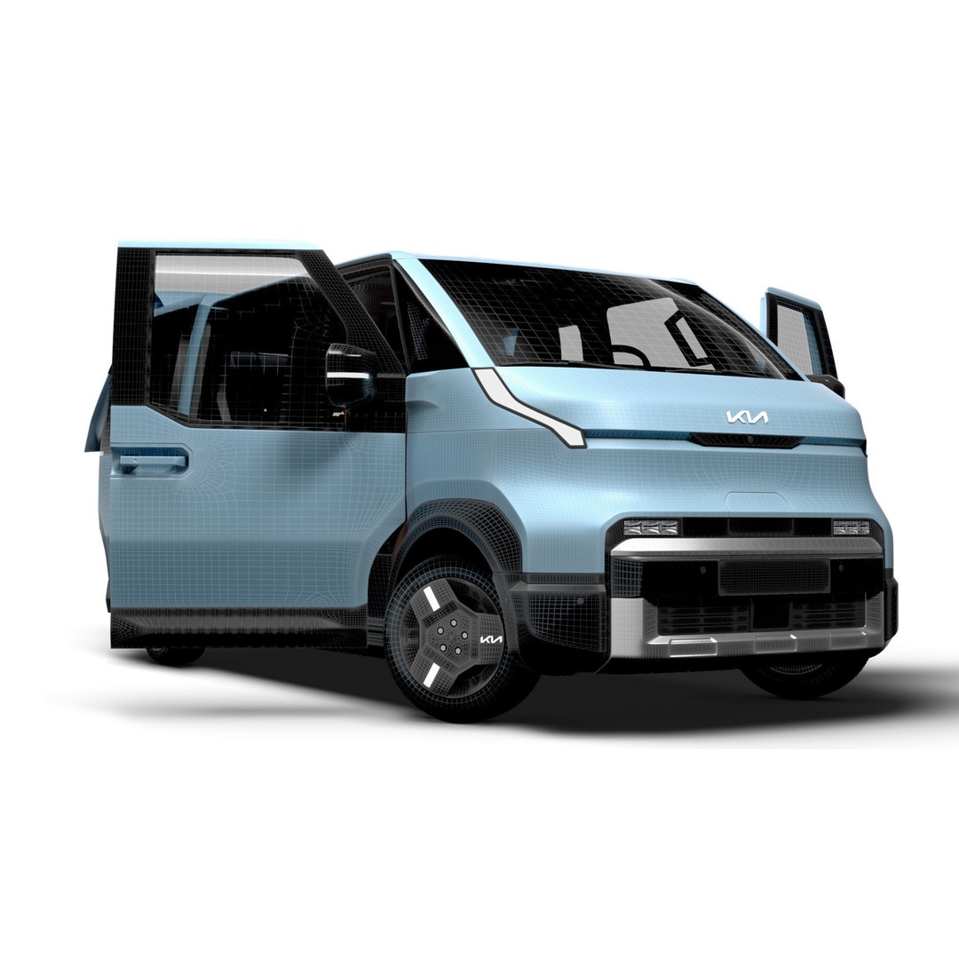 KIA PV5 L2H1 3D Model – HQ Interior, Game-Ready FBX - View 17